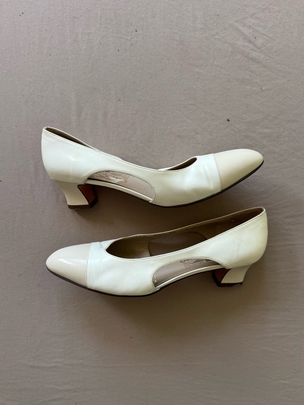 Vintage Salvatore Ferragamo Leather Pumps